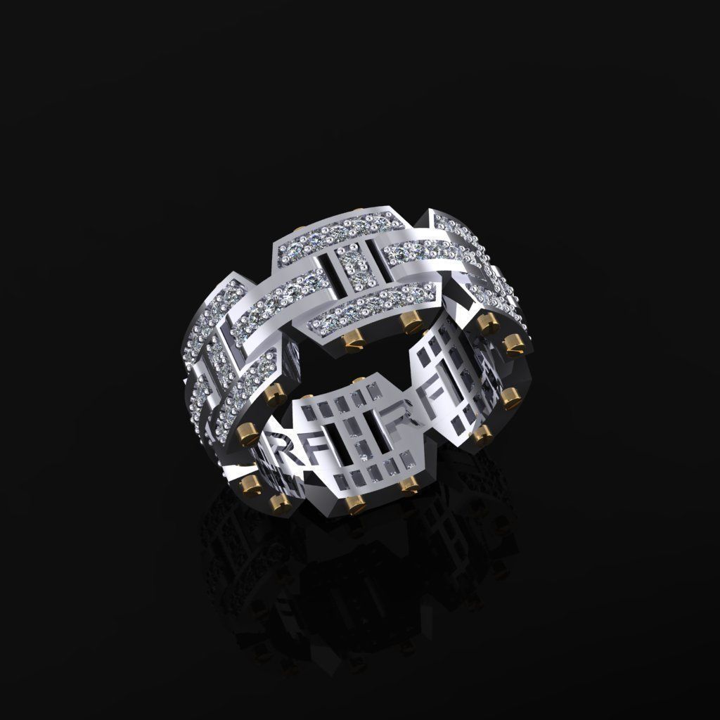 Man Ring 3D print model_2