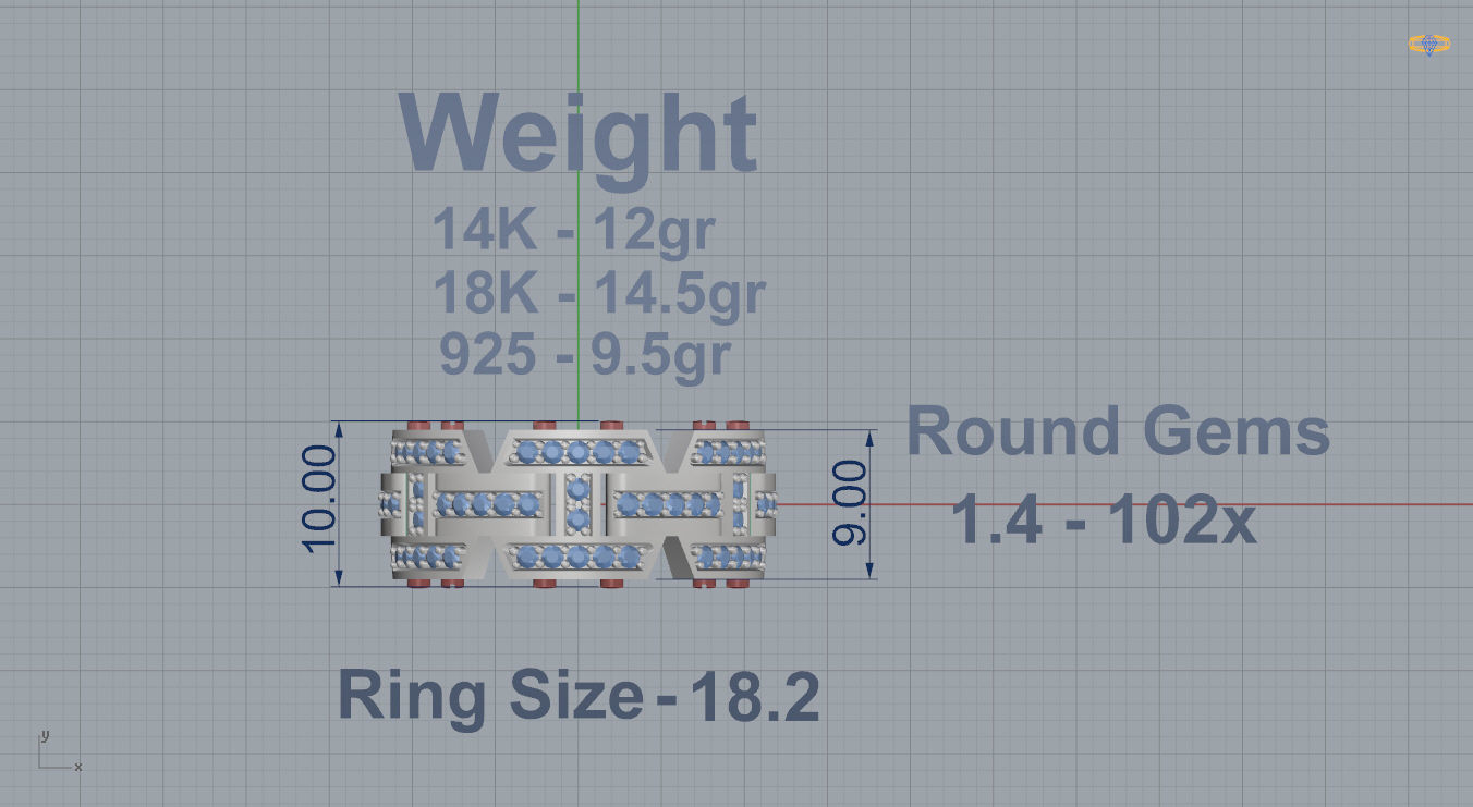 Man Ring 3D print model_4