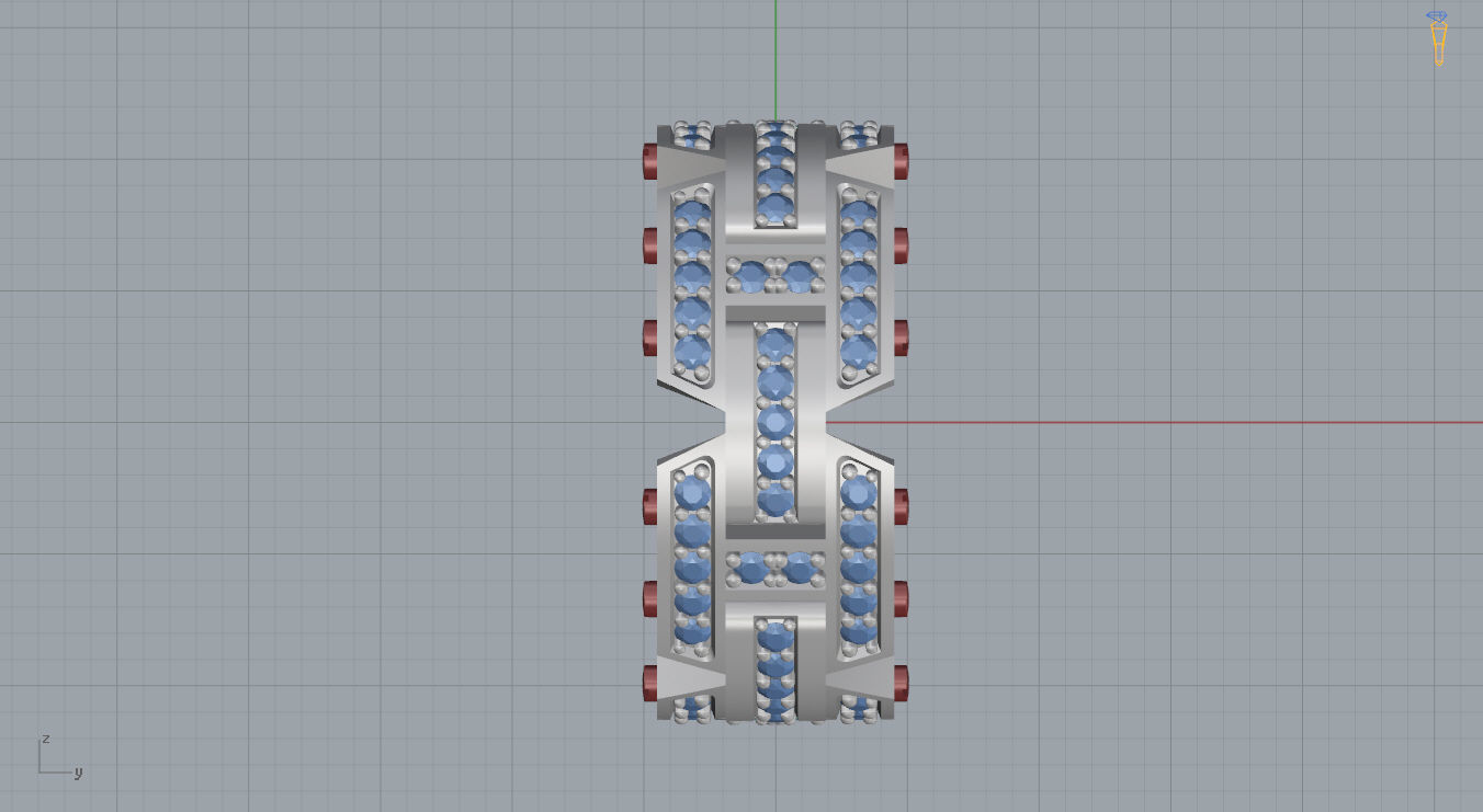 Man Ring 3D print model_11