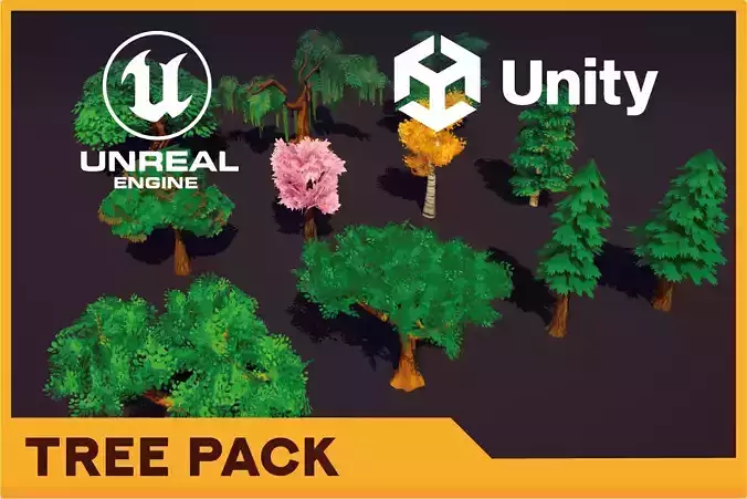 Emberlight Stylized Tree Pack