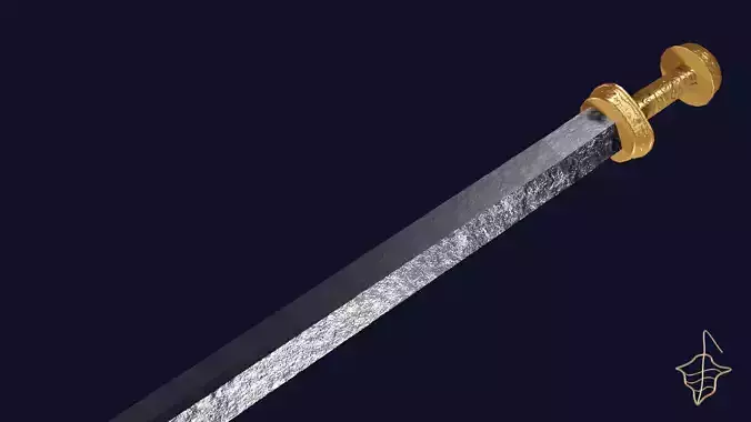 Gladius sword with Langsax handle