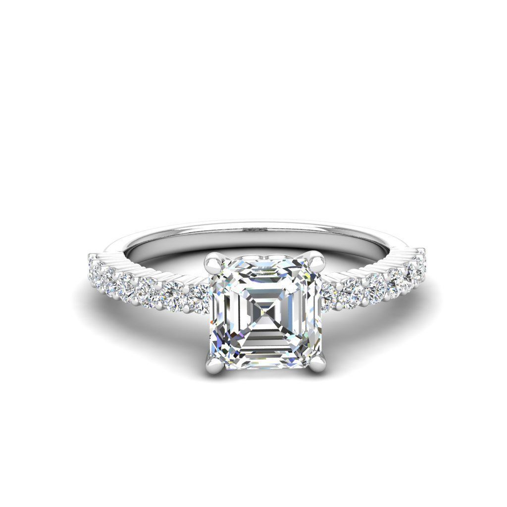 Engagement ring Alice ascher 3D print model_17