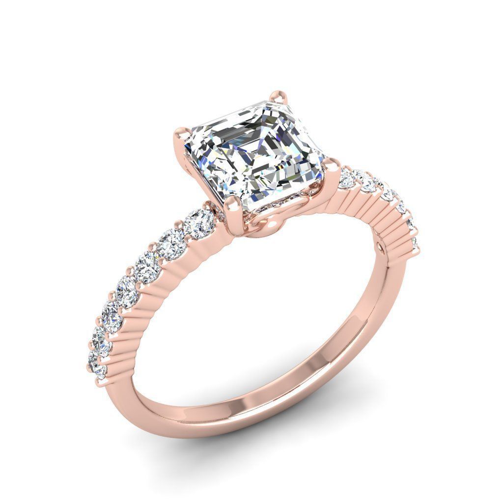 Engagement ring Alice ascher 3D print model_13