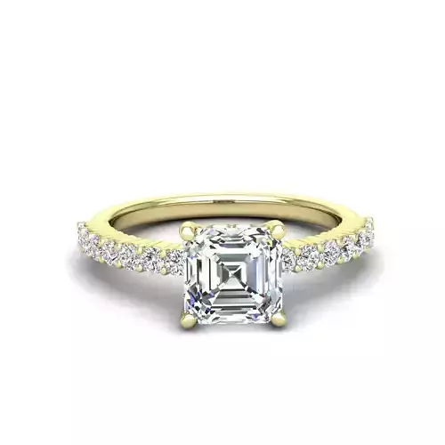 Engagement ring Alice ascher 3D print model