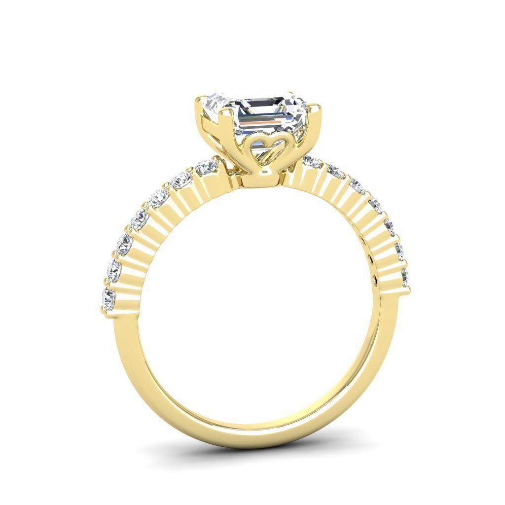 Engagement ring Alice ascher 3D print model_5