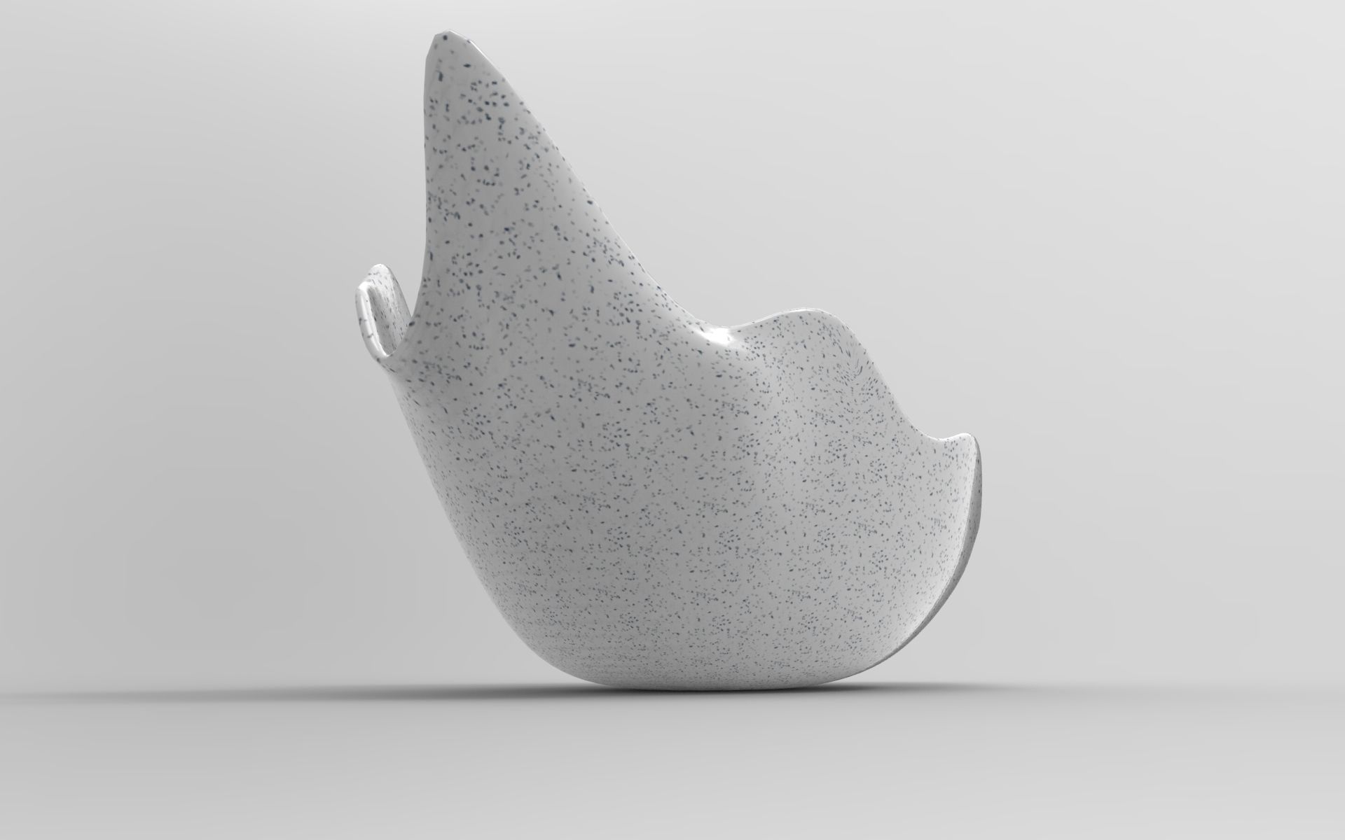 Crack Vase Low-poly 3D model_2