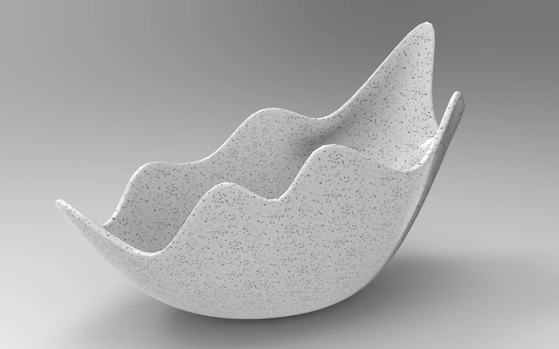 Crack Vase Low-poly 3D model_0