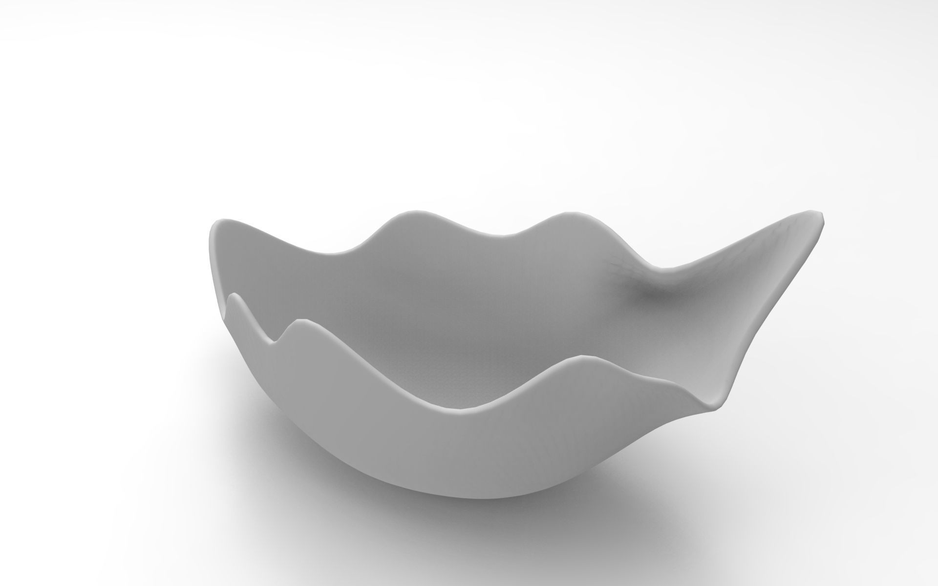 Crack Vase Low-poly 3D model_7