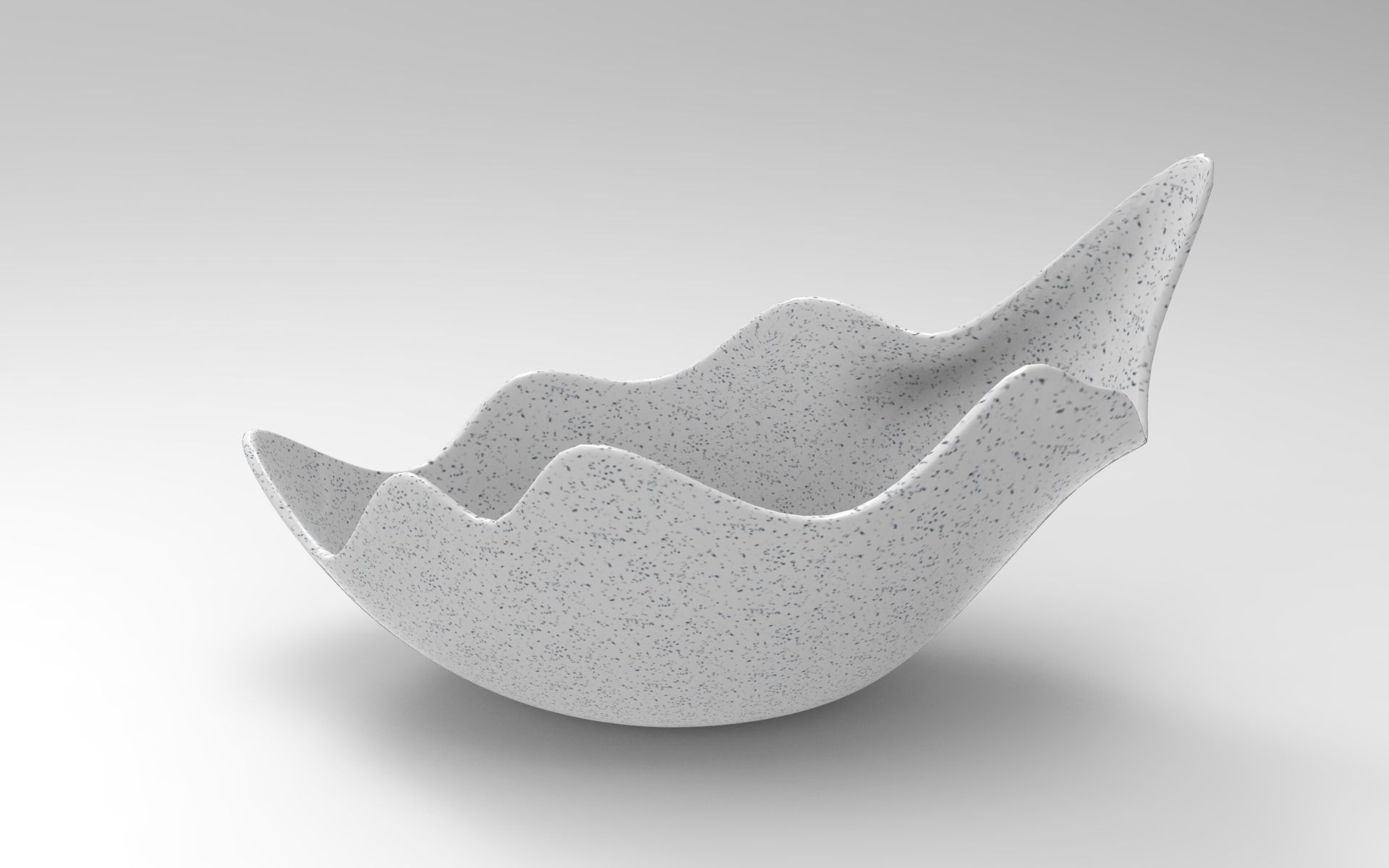 Crack Vase Low-poly 3D model_3