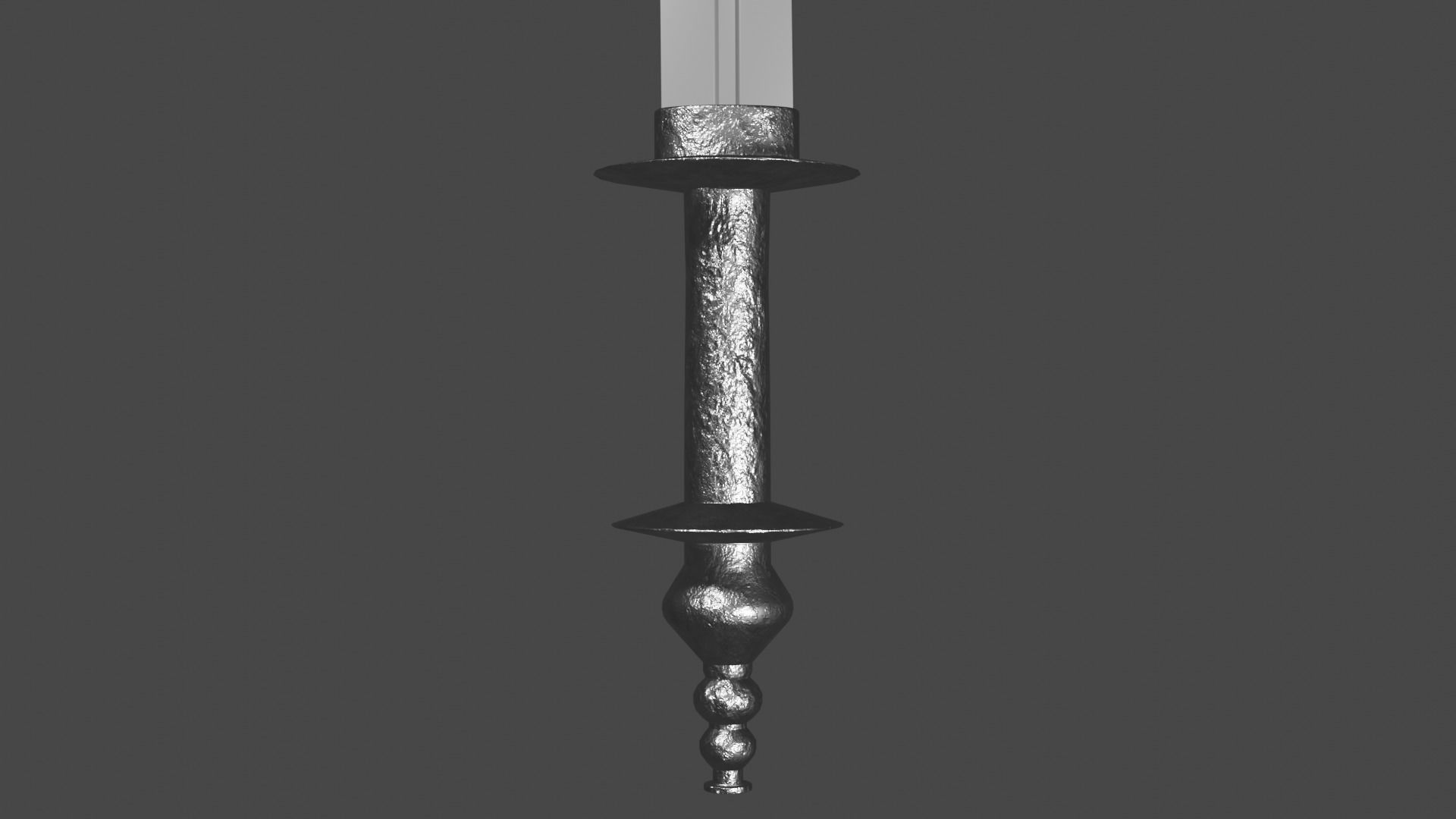 Caroling sword with Khora handle Low-poly 3D model_9