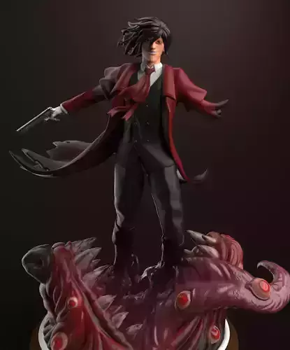 Alucard - Hellsing 3D print model