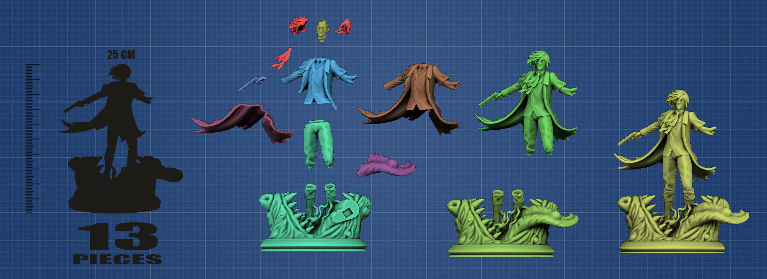 Alucard - Hellsing 3D print model_6