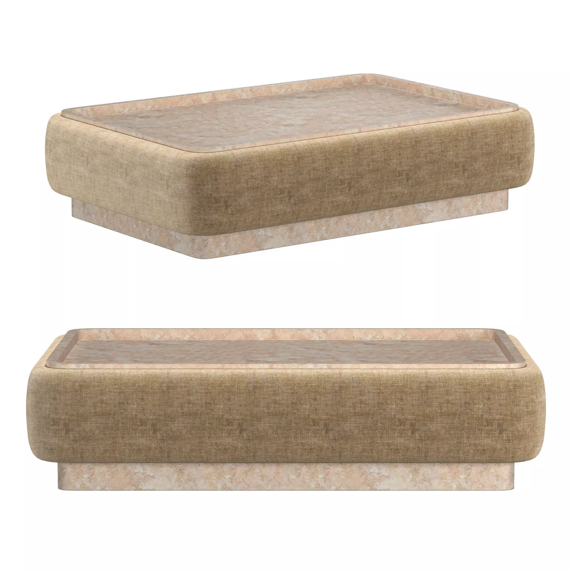  Coffee table cloth 3D model_0