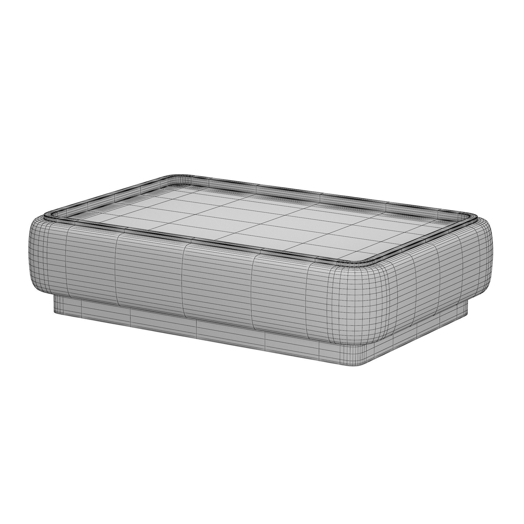  Coffee table cloth 3D model_4