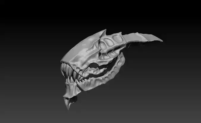 predator trophy room skull from MK