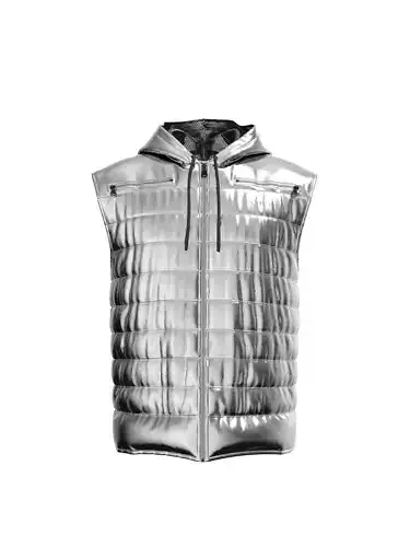 Male puffer vest