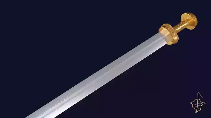 Caroling sword with Langsax handle