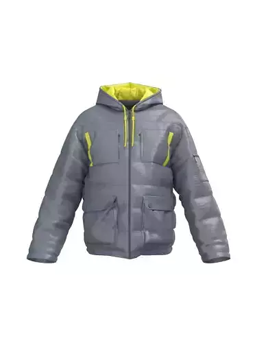 Male puffer jacket
