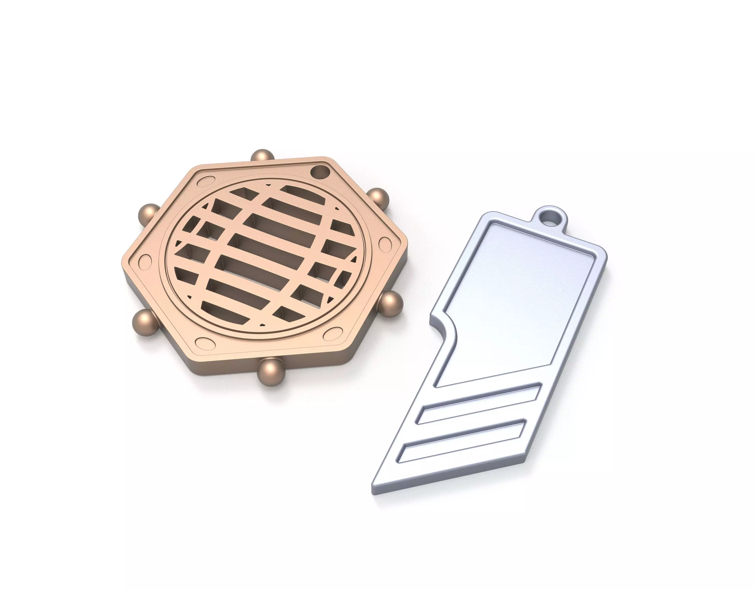 Star Lord Neklaces pendants 3D print model