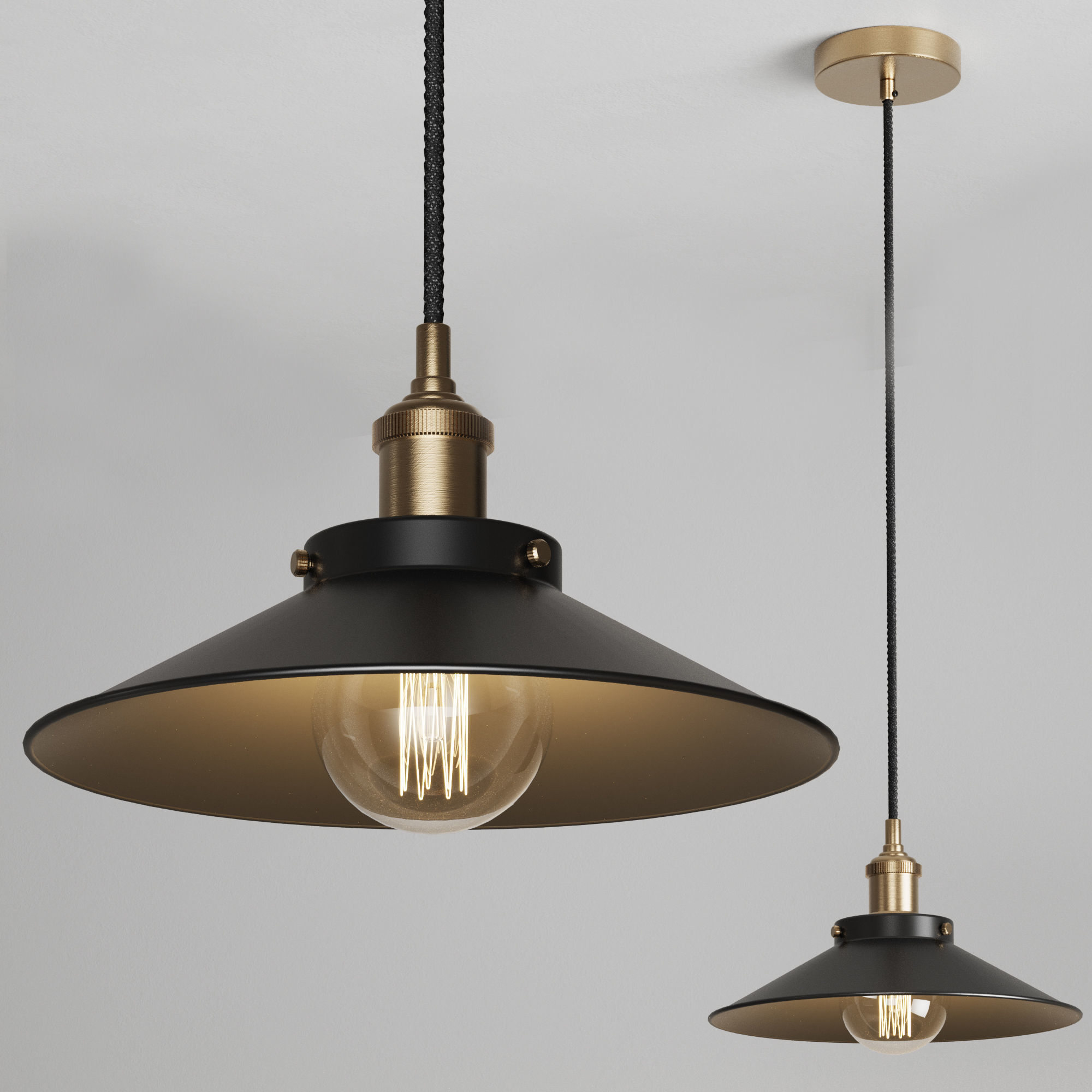 Pendant lamp Faro Barcelona MARLIN 3D model_3