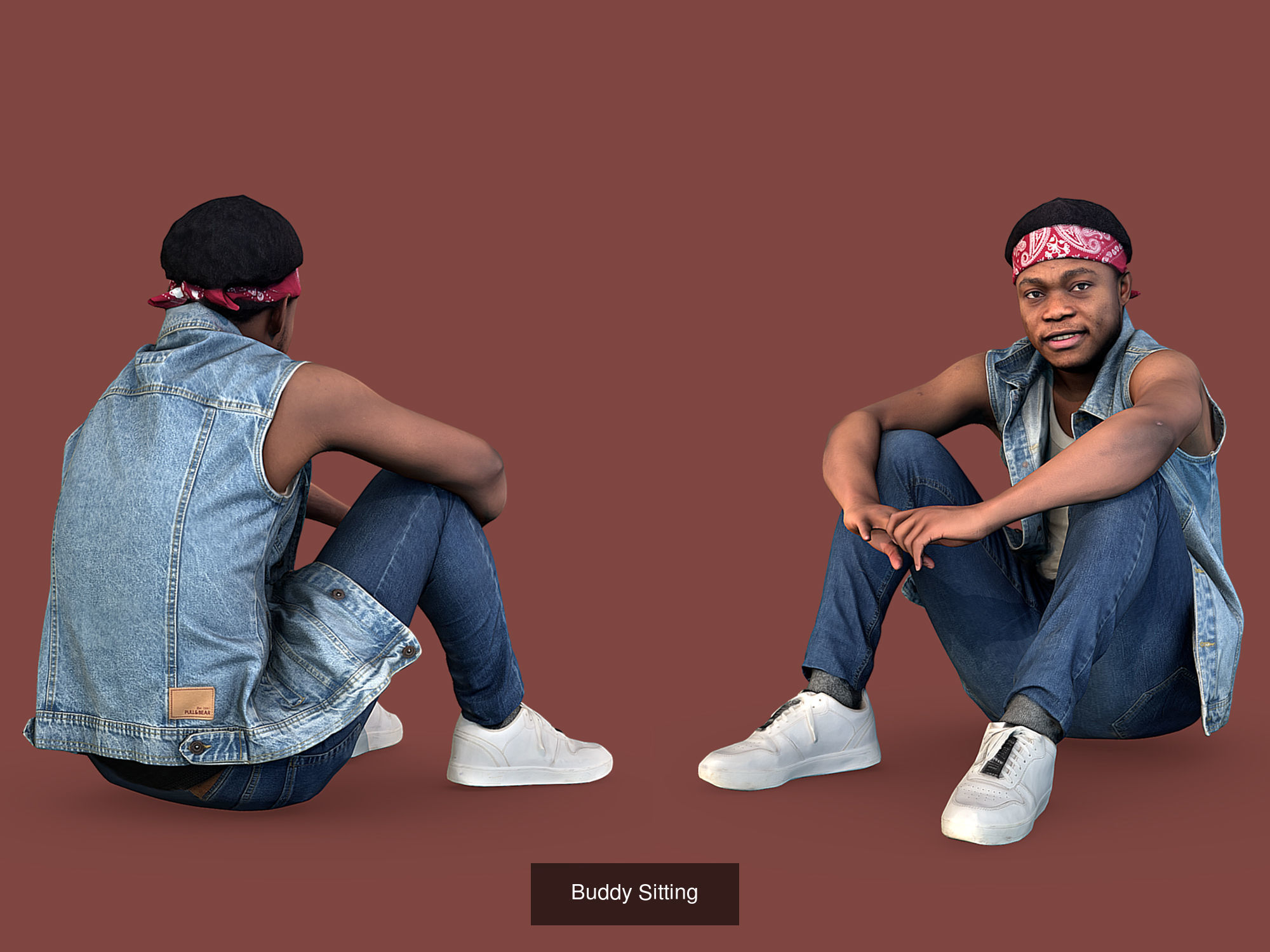 Photorealistic Casual Characters Black Friday Pack 3D Model Collection_3