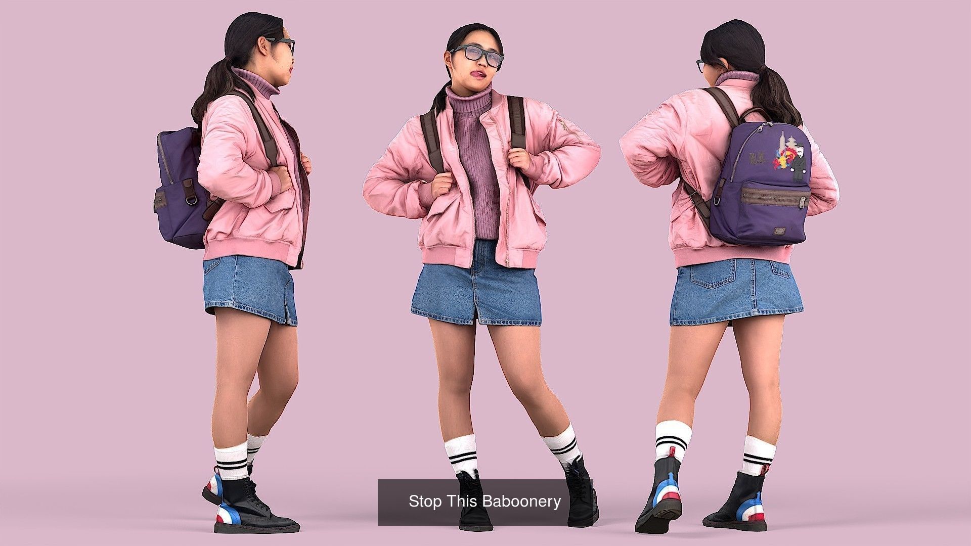 Photorealistic Casual Characters Black Friday Pack 3D Model Collection_9