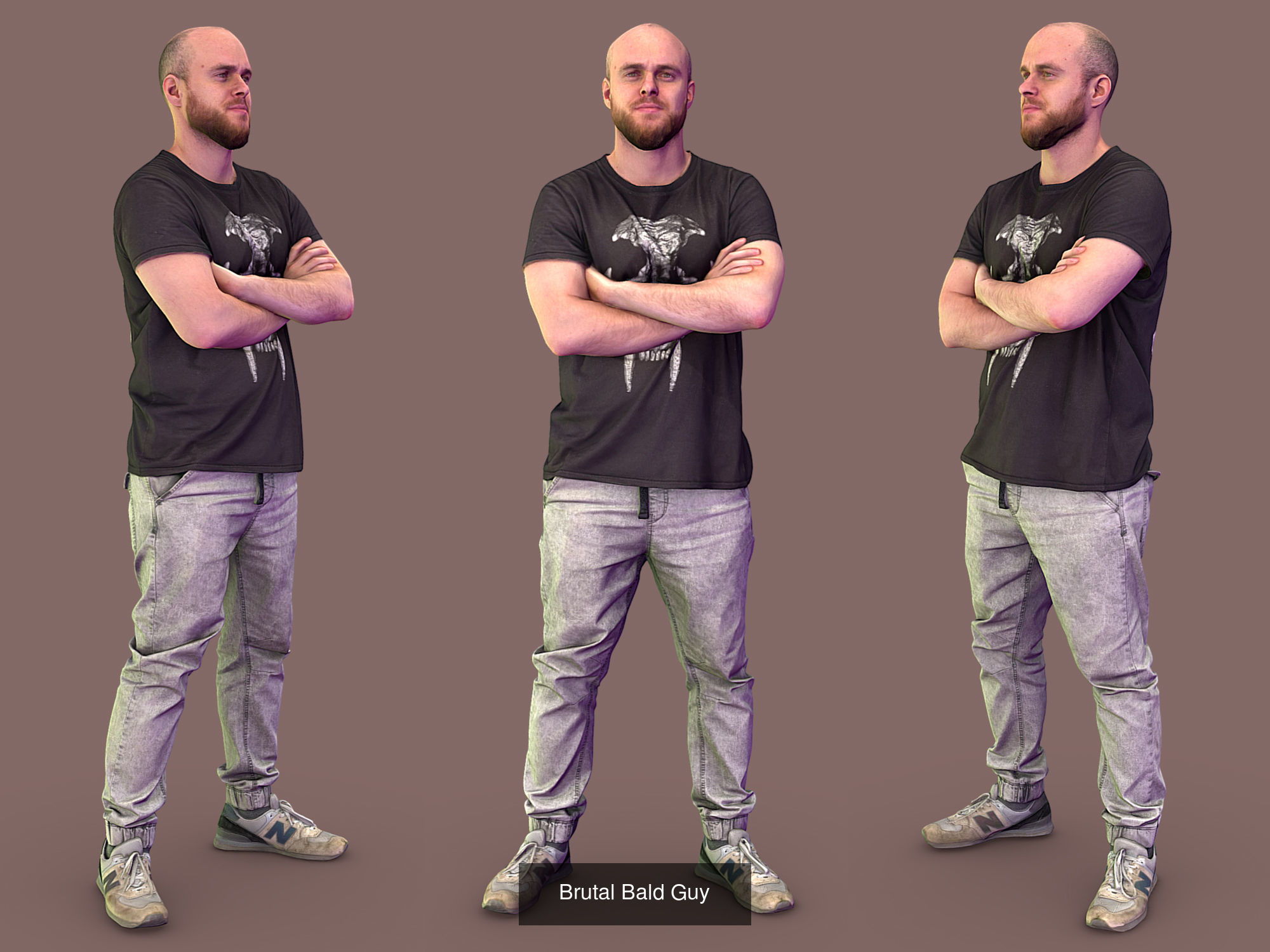 Photorealistic Casual Characters Black Friday Pack 3D Model Collection_2