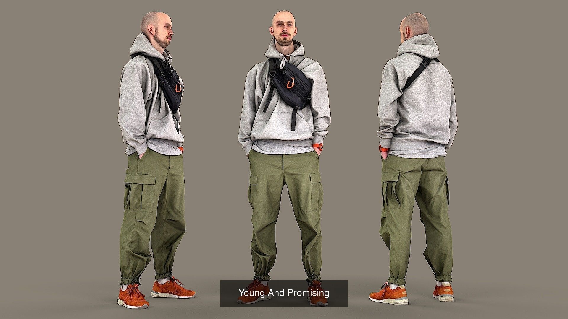 Photorealistic Casual Characters Black Friday Pack 3D Model Collection_11