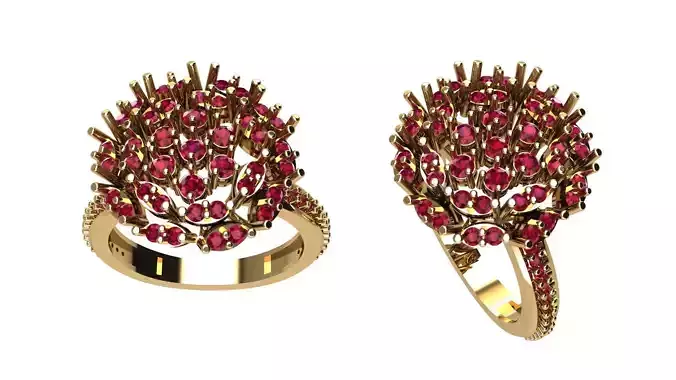 Wedding Ring 3d model ready for print and casting Free 3D print model Wedding Ring 3d model ready for print and casting Free 3D print model