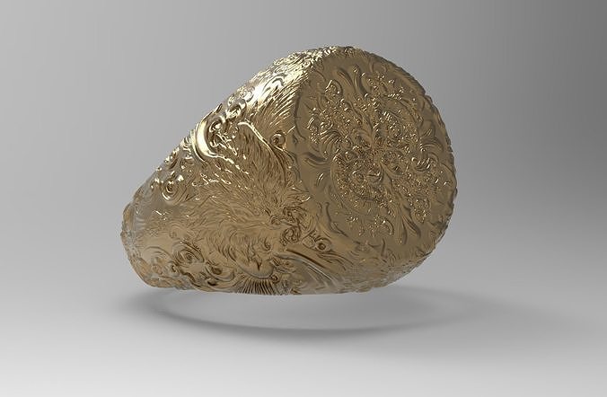 Signet Ring 3D print model