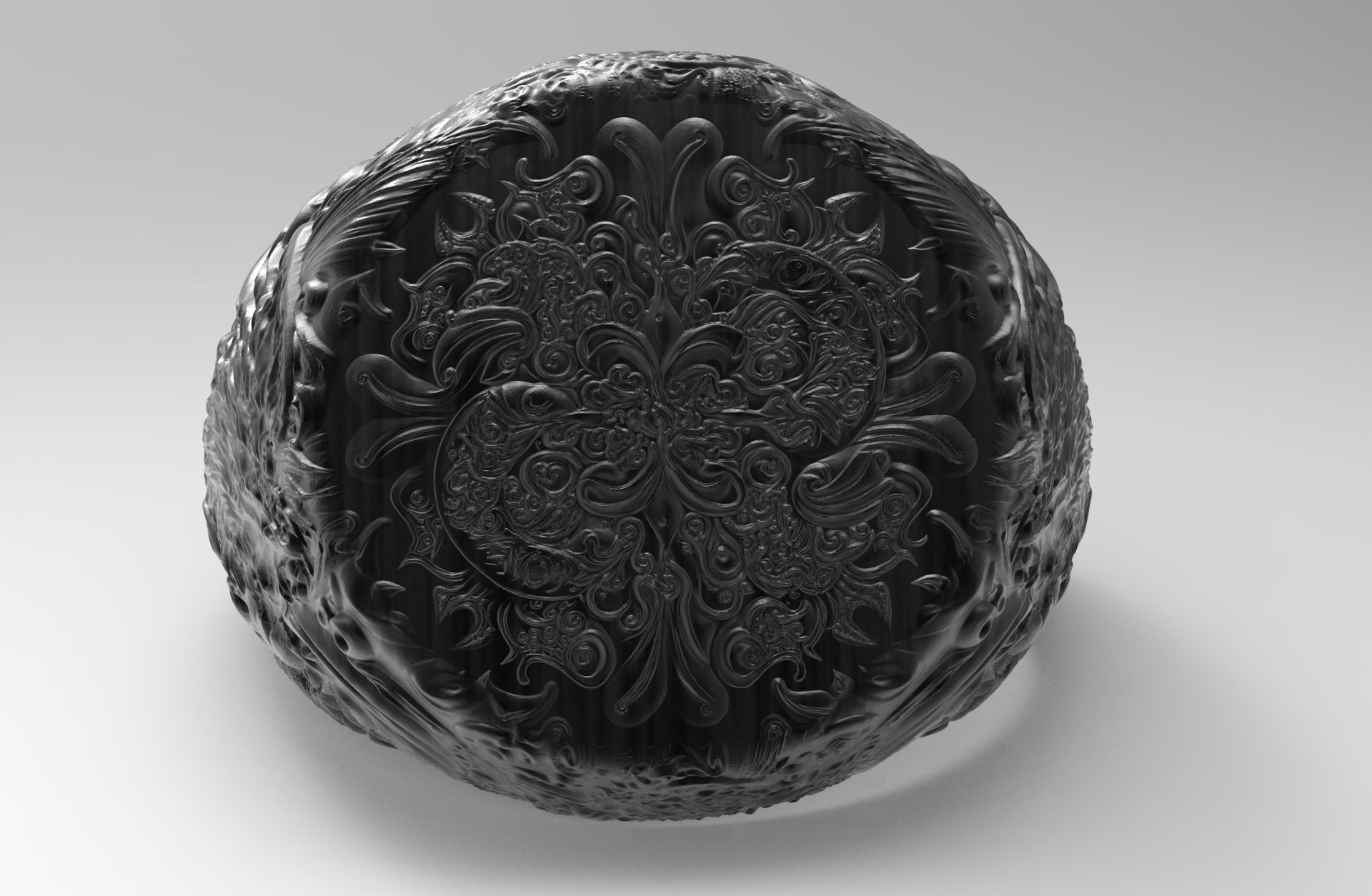 Signet Ring 3D print model_8