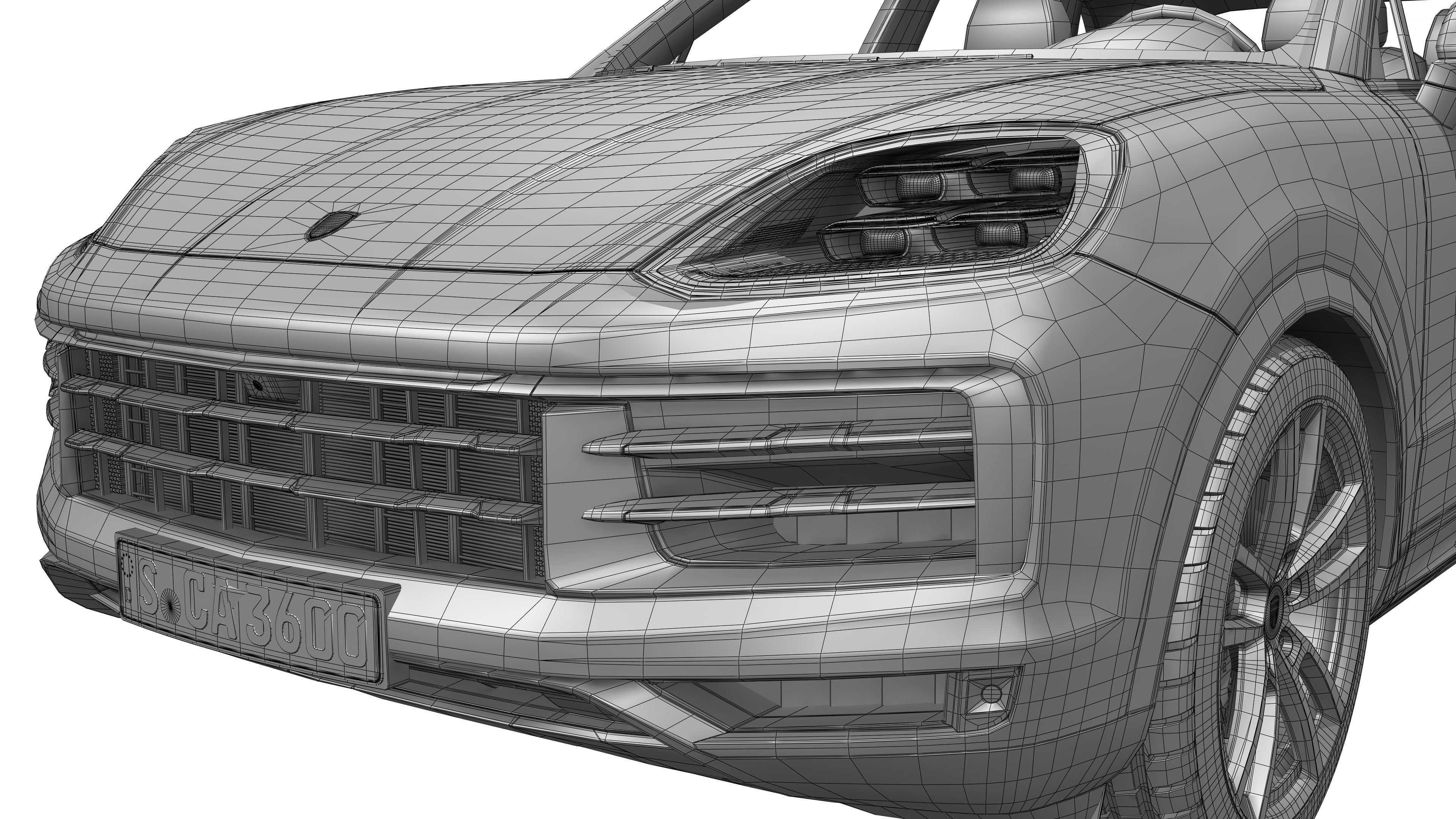 Porsche Cayenne 2024 3D model_22