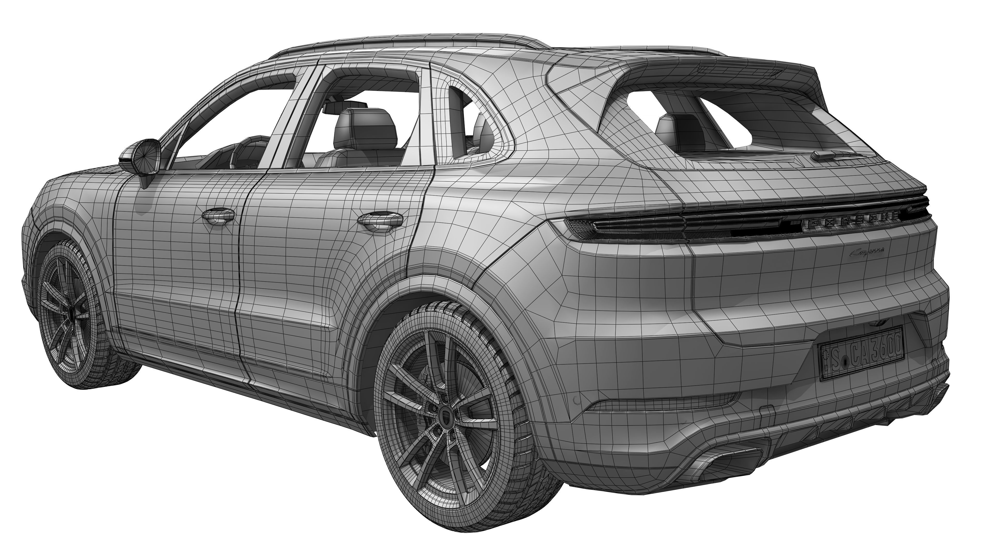 Porsche Cayenne 2024 3D model_20