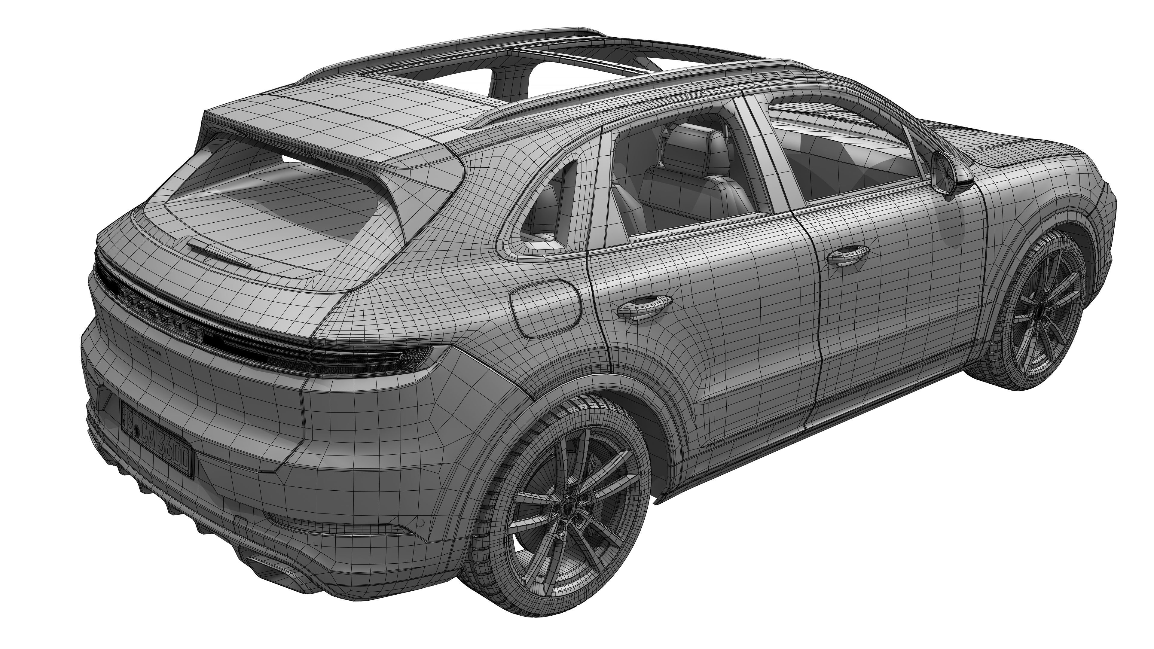 Porsche Cayenne 2024 3D model_21