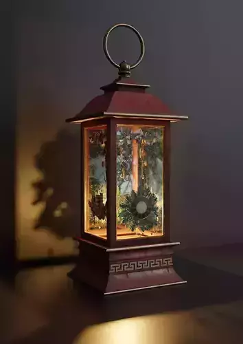 Decorative New Years lamp 1