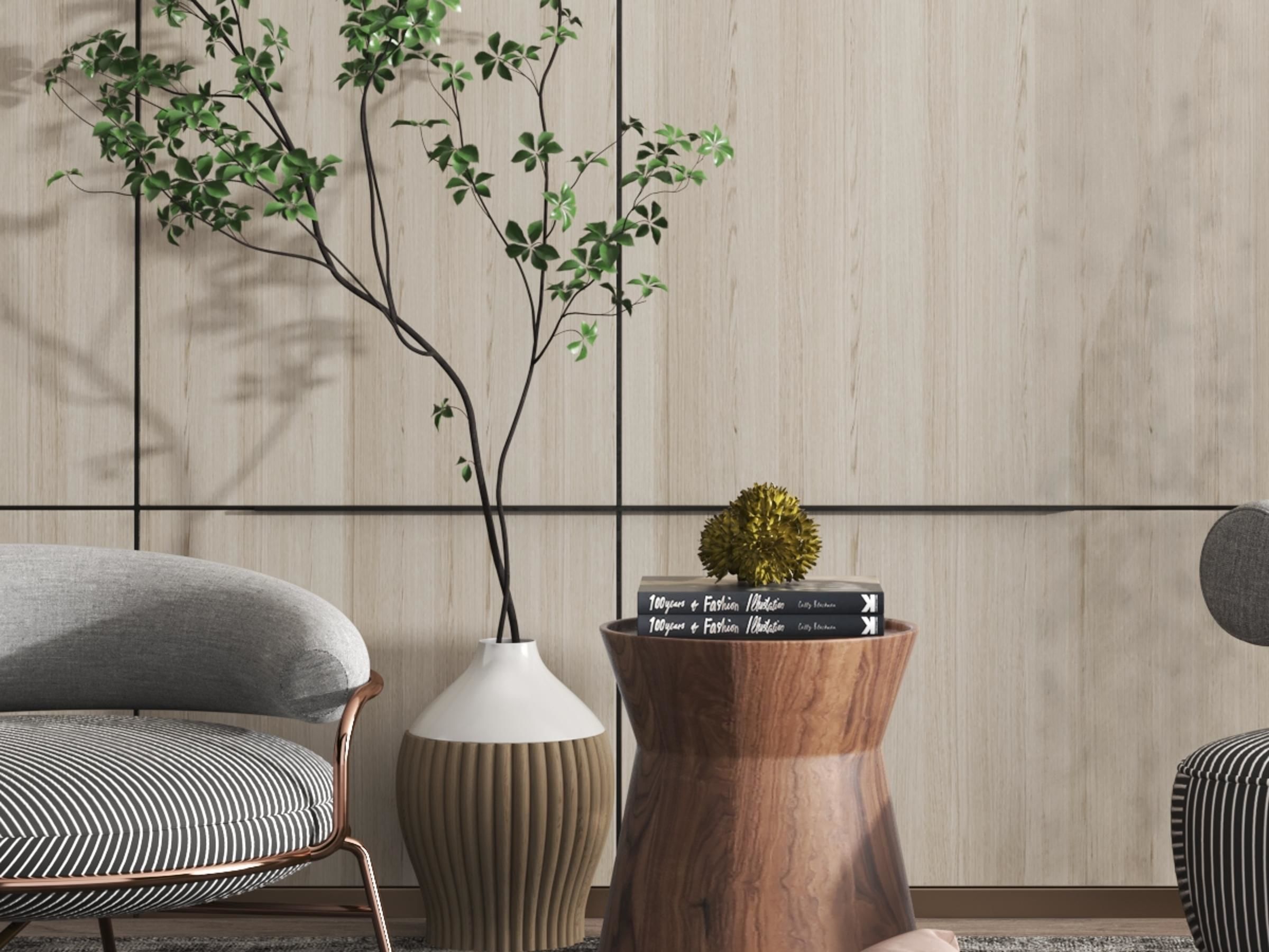 chair Modern single 3D model_1