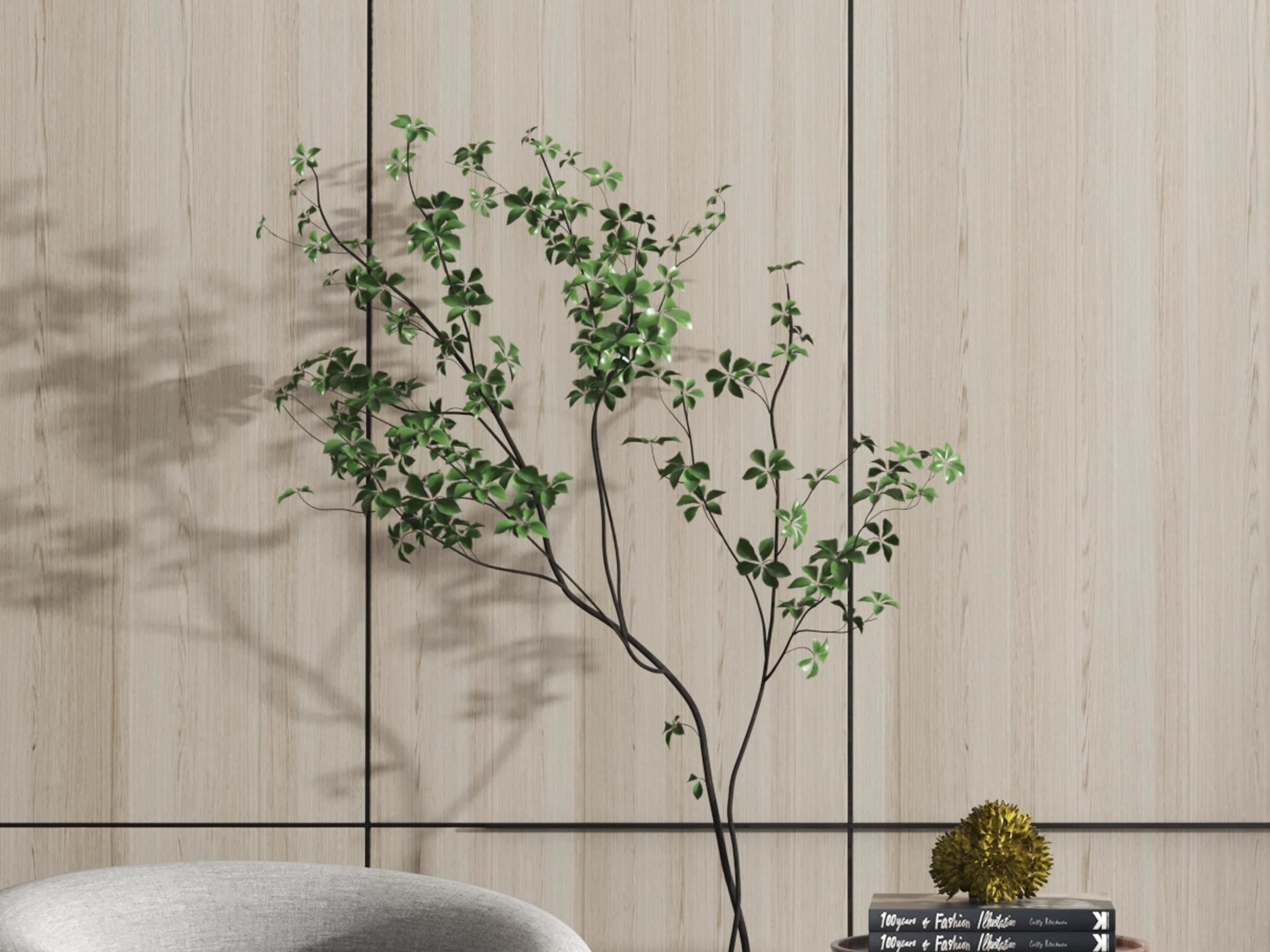 chair Modern single 3D model_2