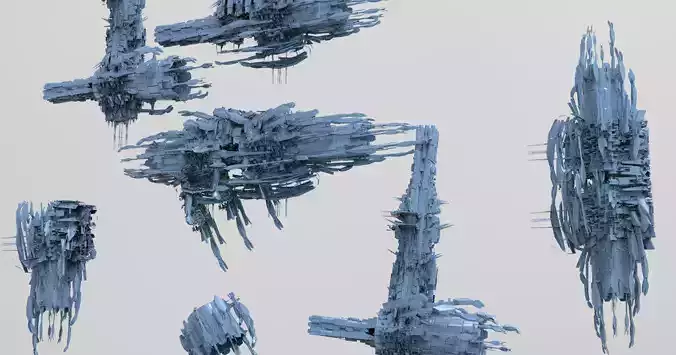 Alien mothership harvester collection 