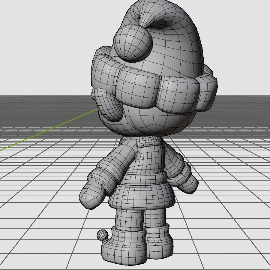 Elf Boy Low-poly 3D model_8