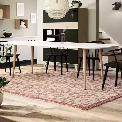 Walters Oval Wood Dining Table