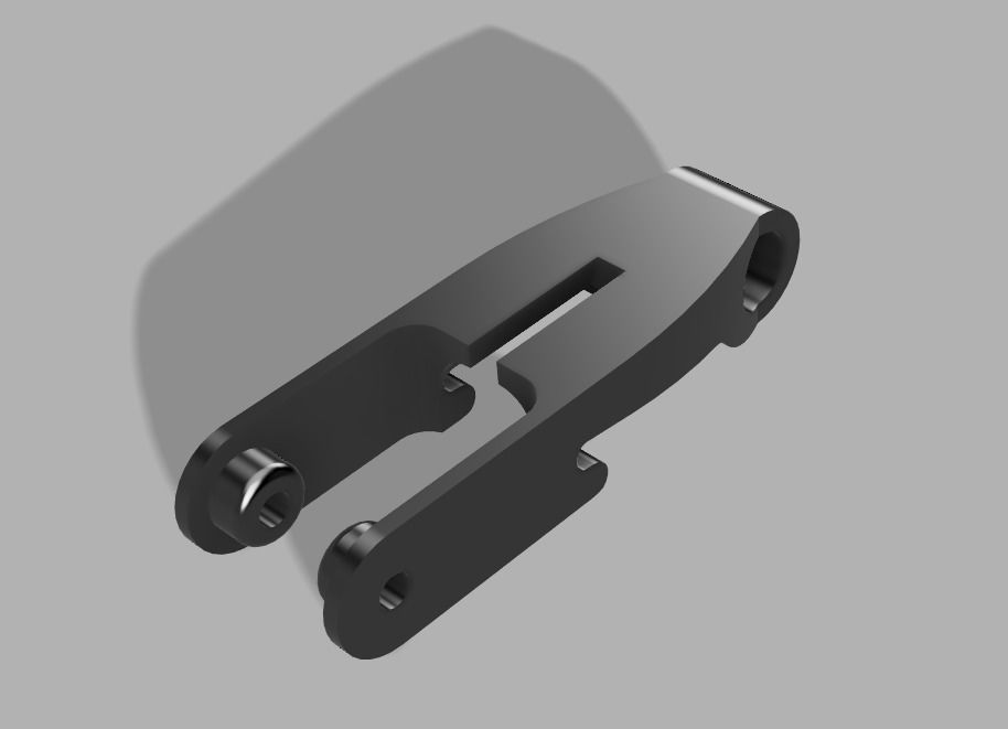 Piper ArcherII PA28-181 with flaps keychain 3D print model_4