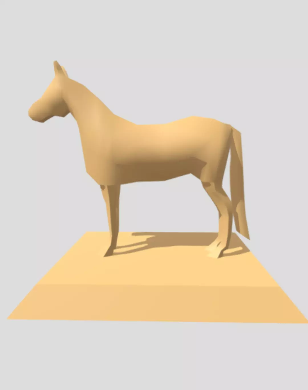 CAVALO DE MADEIRA 3D 3D model_0