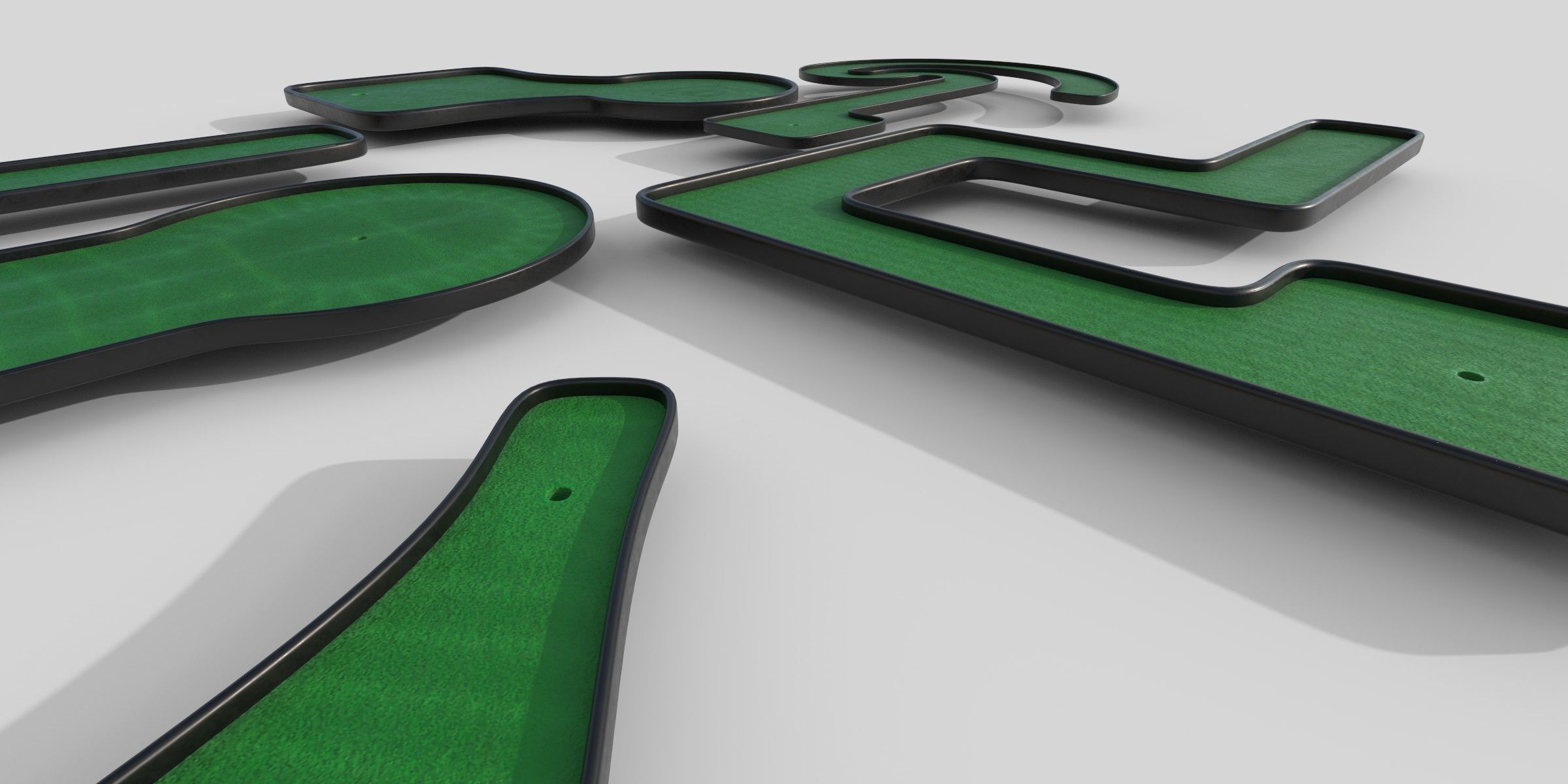 Miniature Golf Courses Collection 3D model_3