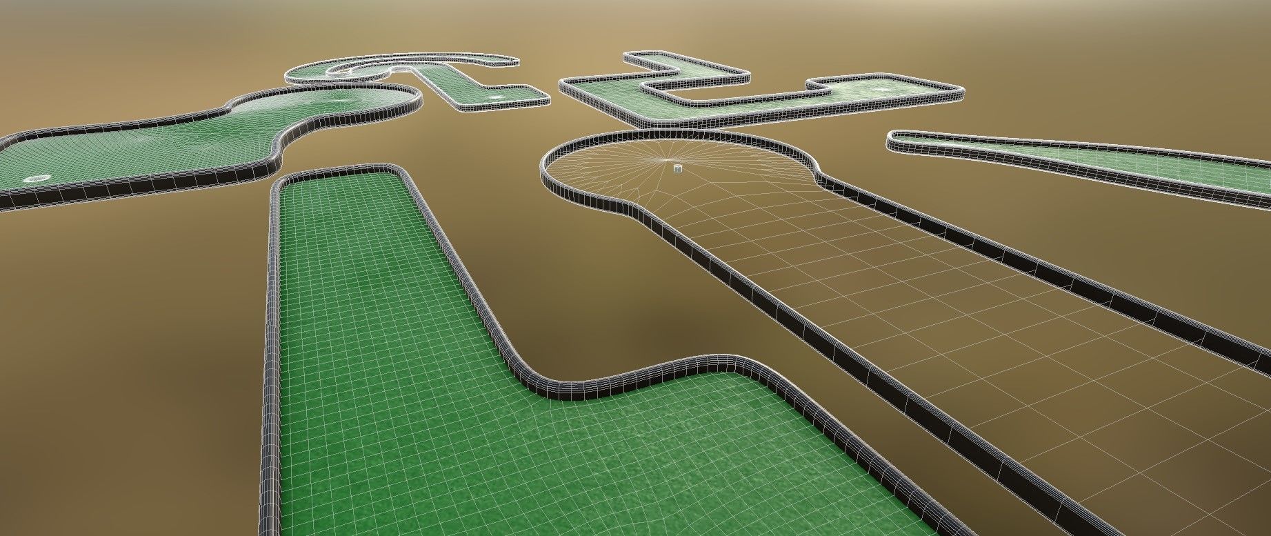 Miniature Golf Courses Collection 3D model_9