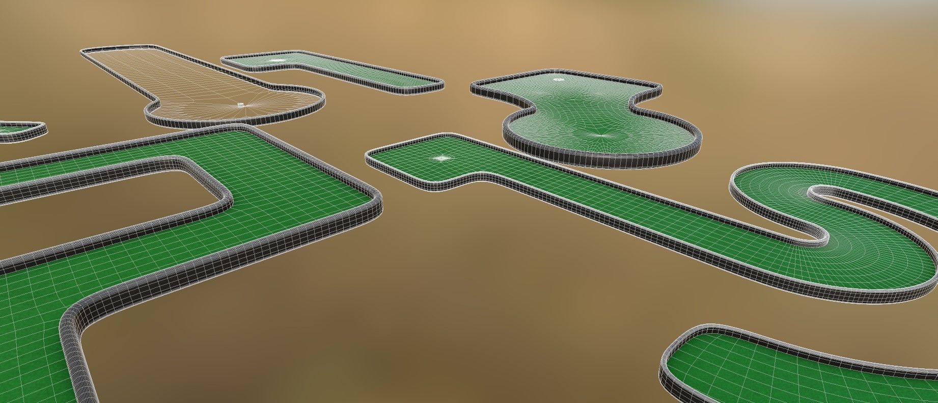 Miniature Golf Courses Collection 3D model_6