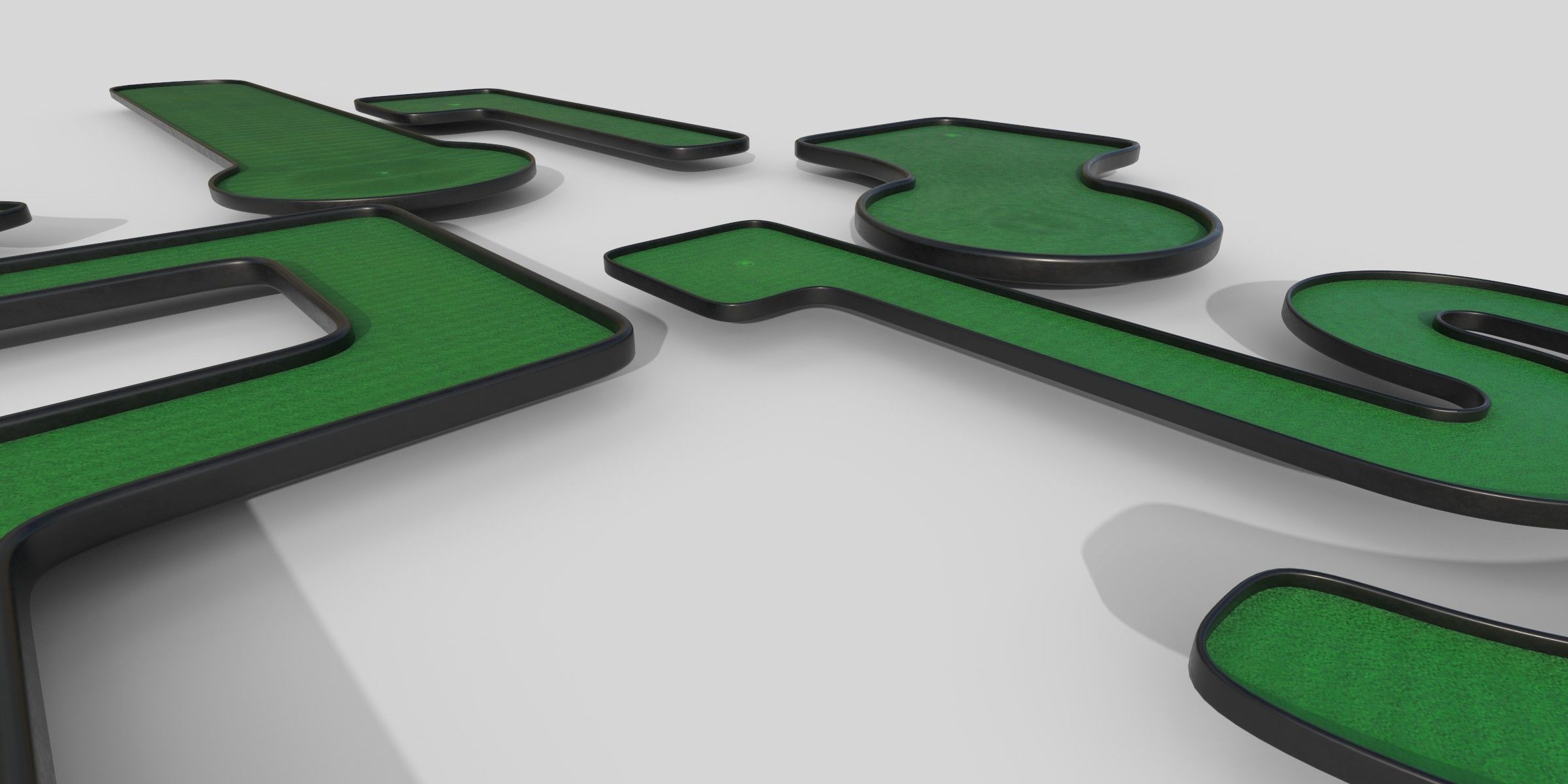 Miniature Golf Courses Collection 3D model_5