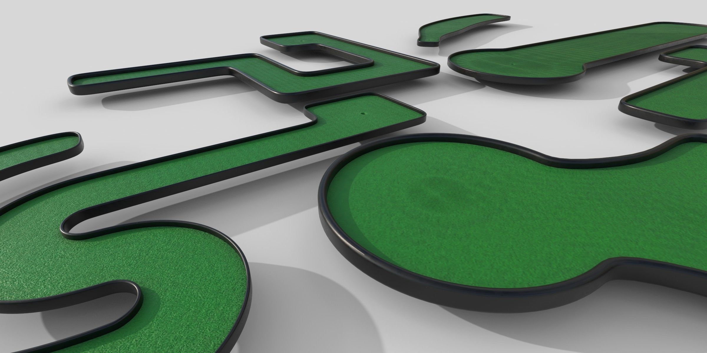 Miniature Golf Courses Collection 3D model_4