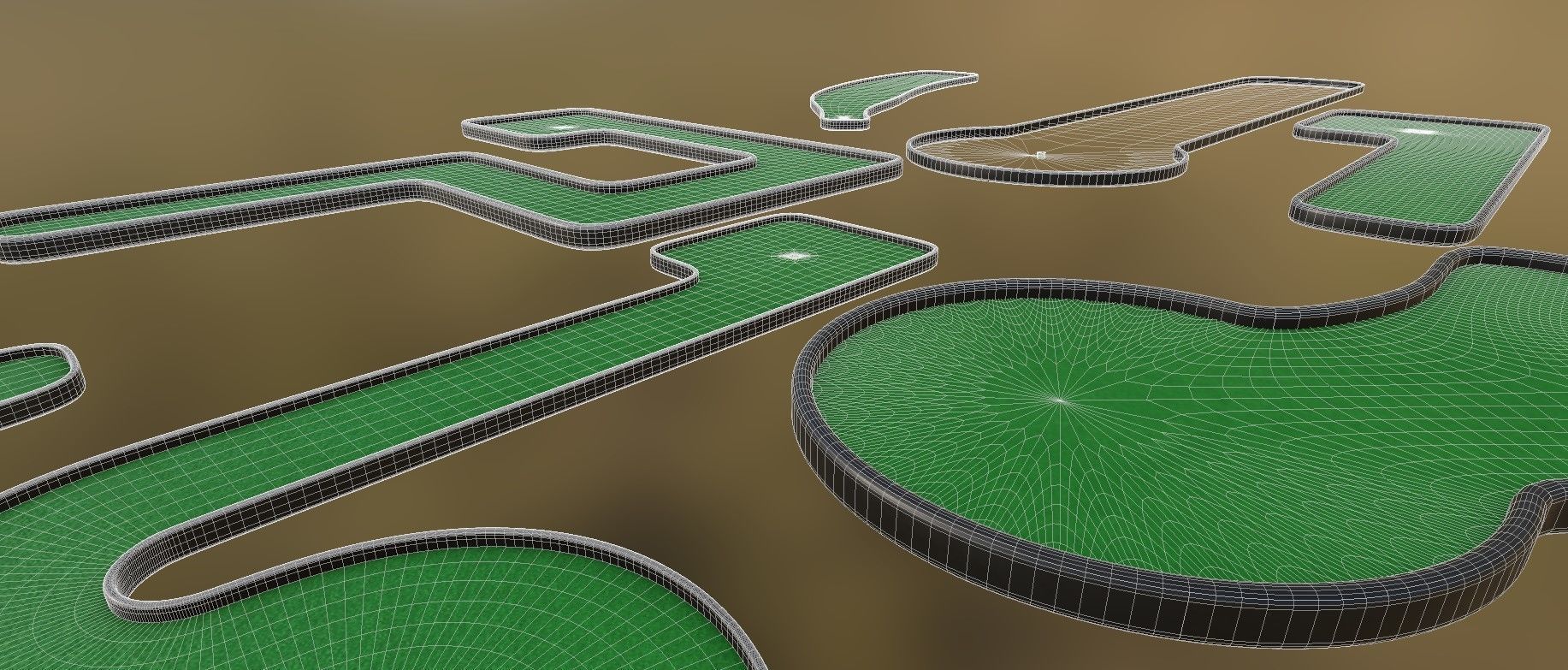 Miniature Golf Courses Collection 3D model_8