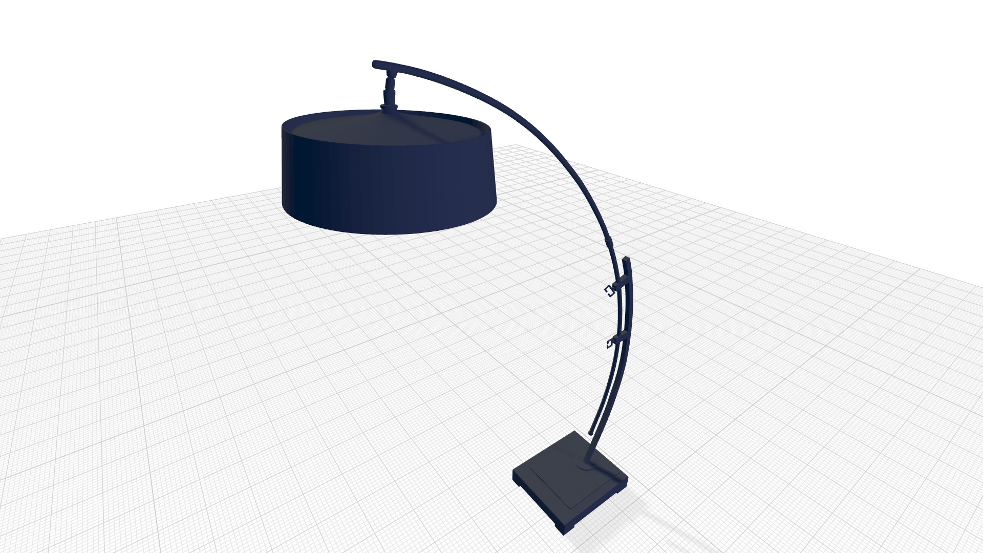 Abdullaah Arched Floor Lamp 3D model_6