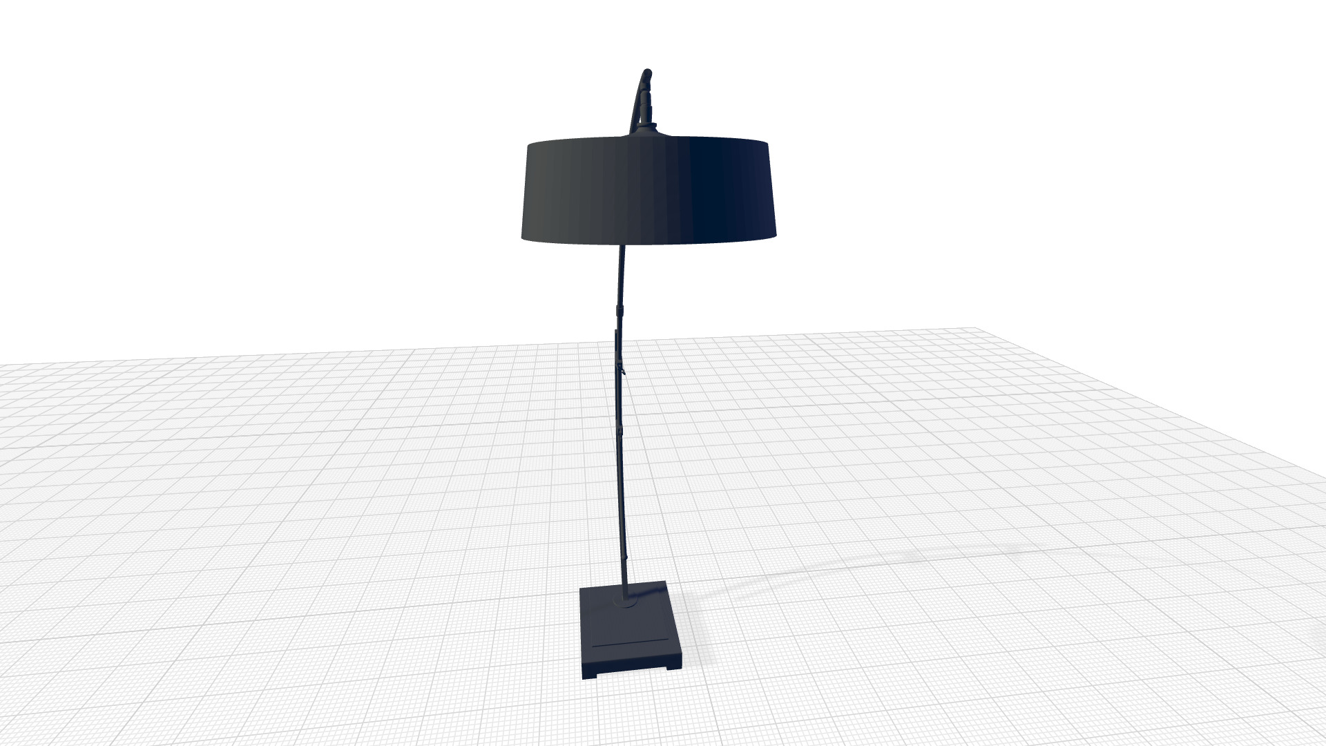 Abdullaah Arched Floor Lamp 3D model_3